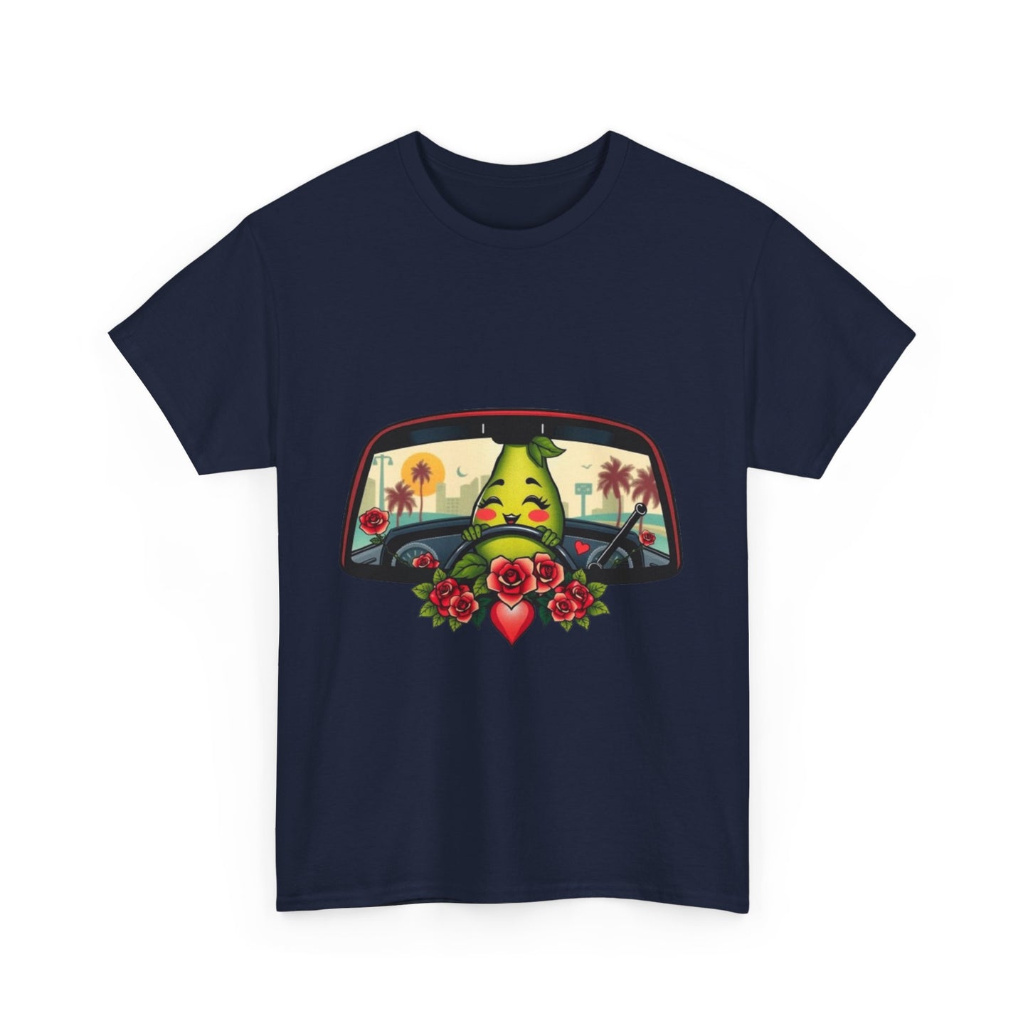 Avocado in Lurve - Large Print - Unisex Crewneck Tee